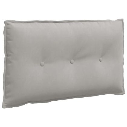 Възглавница за гръб Светлосиво 80 x 50 cm Микрофибърна тъкан