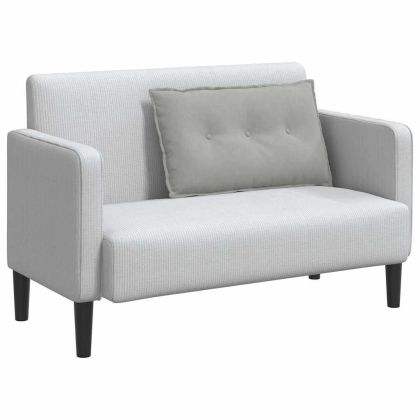 Възглавница за гръб Светлосиво 80 x 50 cm Микрофибърна тъкан