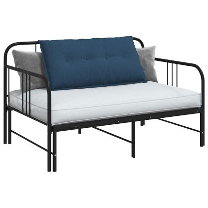 Възглавница за гръб Синьо 100 x 19 x 50 см текстил