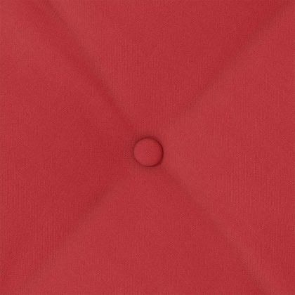 Възглавница за гръб Червено 100 x 19 x 50 см текстил