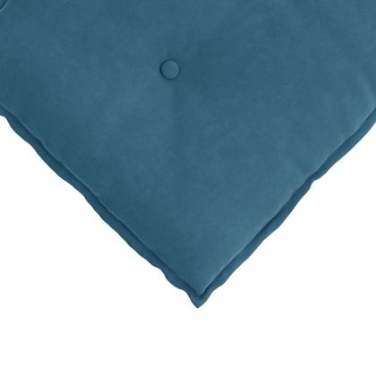 Възглавница за гръб Синьо 100 x 50 cm Кордюрова тъкан