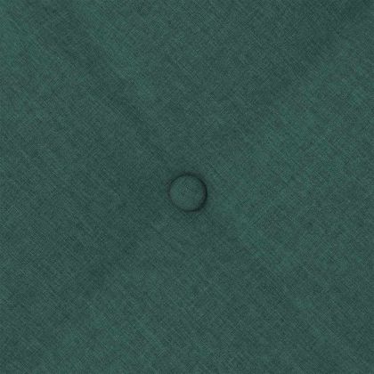 Възглавница за гръб Тъмен зелен 120 x 19 x 50 см текстил