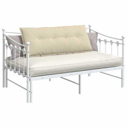 Възглавница за гръб Крем 120 x 19 x 50 см текстил