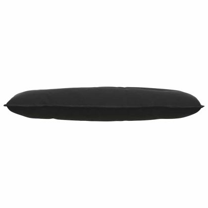 Възглавница за гръб Черно 120 x 50 cm Кордюрова тъкан
