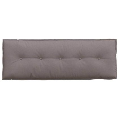 Възглавница за гръб Таупе 140 x 19 x 50 см текстил