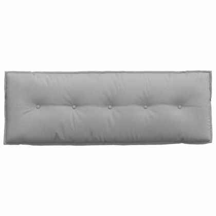 Възглавница за гръб Облачно сиво 140 x 19 x 50 см текстил