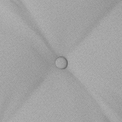 Възглавница за гръб Облачно сиво 140 x 19 x 50 см текстил