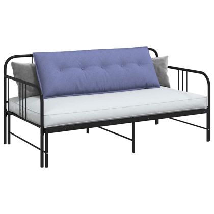 Възглавница за гръб Дънково син 140 x 19 x 50 см текстил