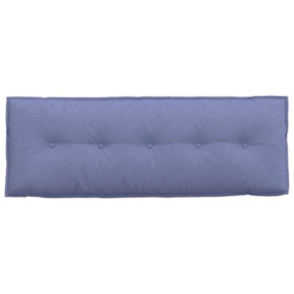 Възглавница за гръб Дънково син 140 x 19 x 50 см текстил