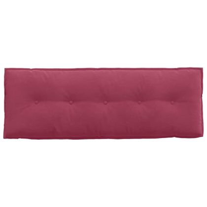 Възглавница за гръб Виненочервен 140 x 50 cm Кордюрова тъкан