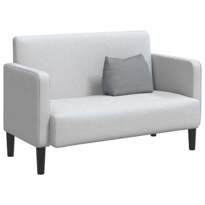 Възглавница за гръб Светлосиво 45 x 20 x 35 см текстил