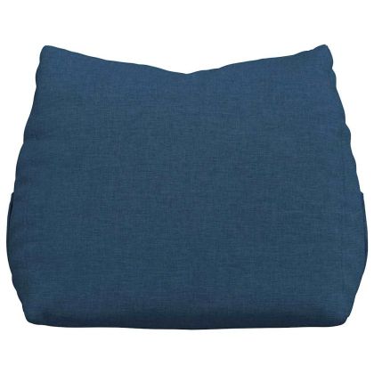 Възглавница за гръб Синьо 45 x 20 x 35 см текстил