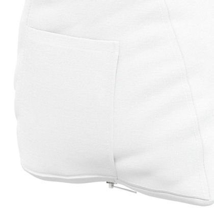 Възглавница за гръб Бяло 45 x 20 x 35 см текстил