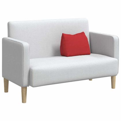 Възглавница за гръб Червено 45 x 20 x 35 см текстил