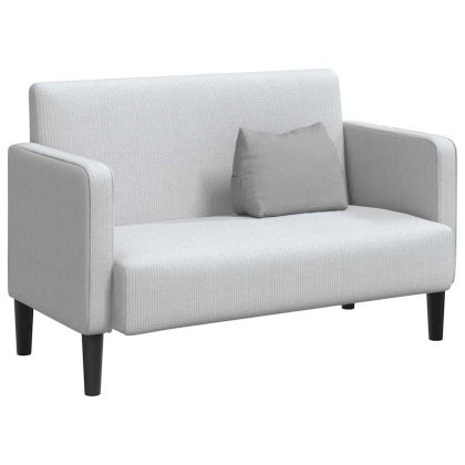 Възглавница за гръб Облачно сиво 45 x 20 x 35 см текстил