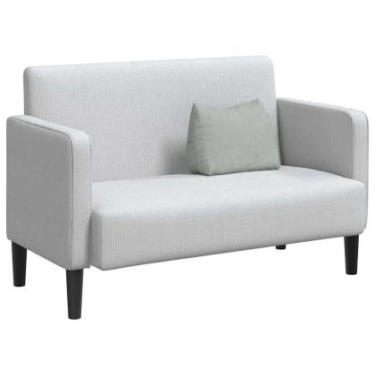 Възглавница за гръб Светлосиво 45 x 20 x 35 см Кордюрова тъкан