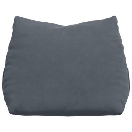 Възглавница за гръб Тъмен сив 45 x 20 x 35 см Кордюрова тъкан