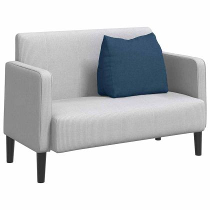 Възглавница за гръб Синьо 60 x 20 x 50 см текстил