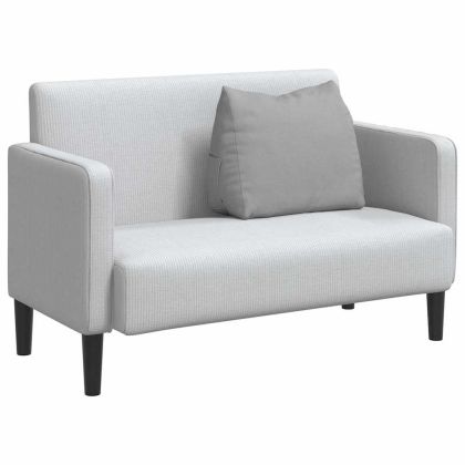 Възглавница за гръб Облачно сиво 60 x 20 x 50 см текстил