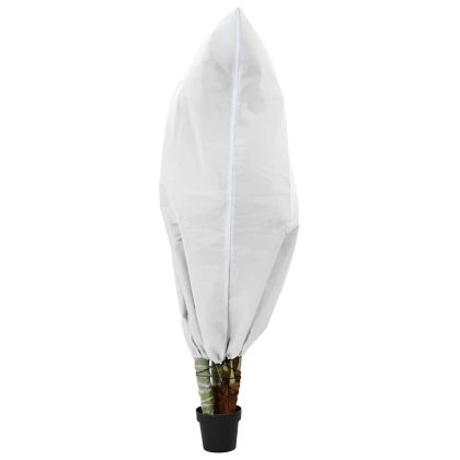 Покривала от флис за защита от студ за растения 5 pcs Бяло