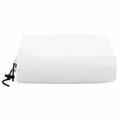 Покривала от флис за защита от студ за растения 5 pcs Бяло