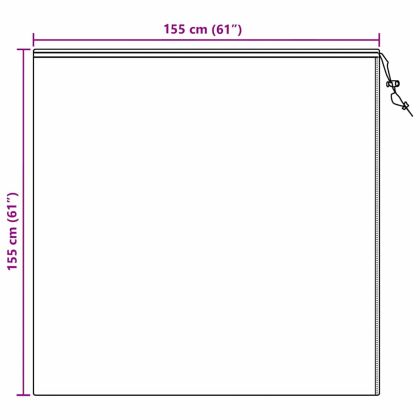 Покривала от флис за защита от студ за растения 5 pcs Бяло