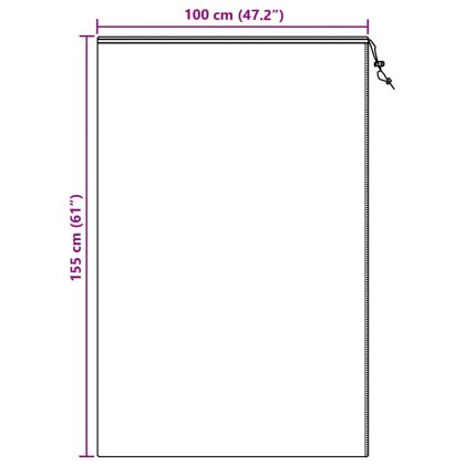 Покривала от флис за защита от студ за растения 5 pcs Зелен