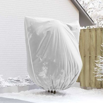 Покривала от флис за защита от студ за растения Бяло 2,4 x 2 m