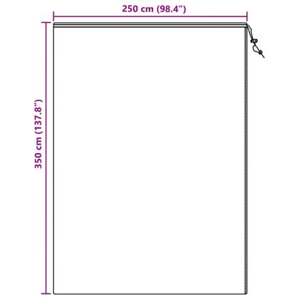Покривала от флис за защита от студ за растения 3 pcs Бяло