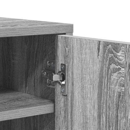 Шкаф за обувки, сив сонома, 60x35x70 см, инженерно дърво