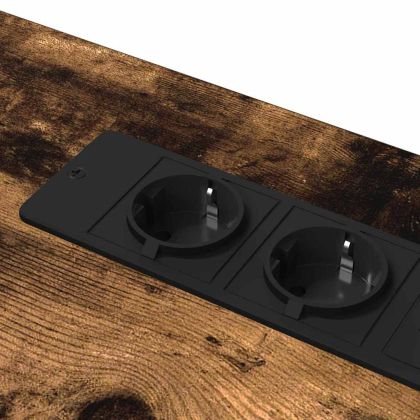 Бюро с рафт Димян дъб 100 x 50 x 86,5 см Инженерно дърво