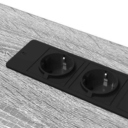 Бюро с рафт Сив Сонома 100 x 50 x 86,5 см Инженерно дърво