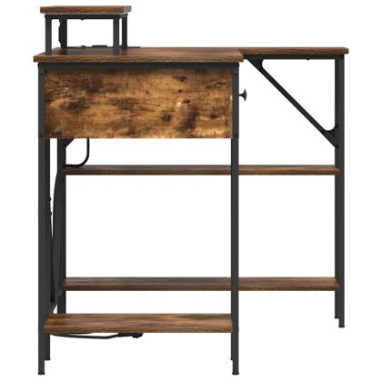 Бюро с чекмедже Димян дъб 120 х 79 х 86,5 см Инженерно дърво