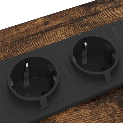 Нощен шкаф с чекмедже Димян дъб 30 x 48 x 61 см Инженерно дърво