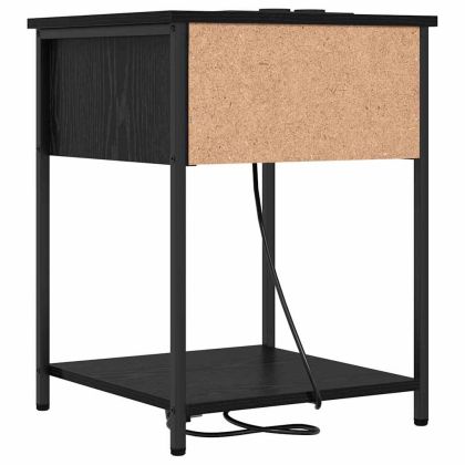 Нощен шкаф Черния дъб 42 x 41 x 56 см Инженерно дърво