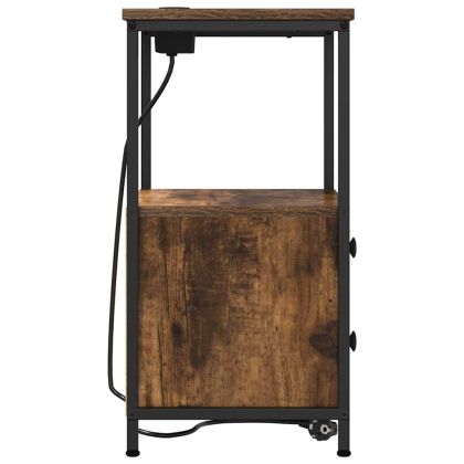 Нощен шкаф с чекмедже Димян дъб 40 x 31 x 60 см Инженерно дърво