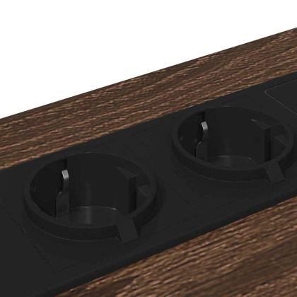 Нощен шкаф 2 pcs Кафяв дъб 40 x 31 x 60 см Инженерно дърво