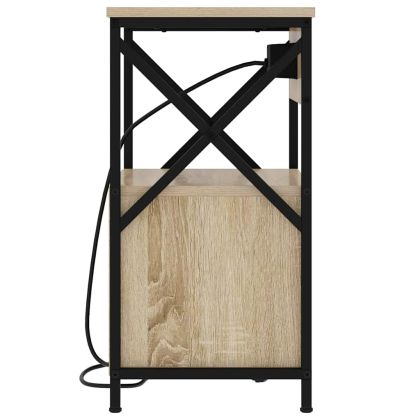Нощен шкаф Сонома дъб 40 x 31 x 60 см Инженерно дърво