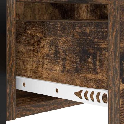 Нощен шкаф 2 pcs Димян дъб 40 x 31 x 60 см Инженерно дърво