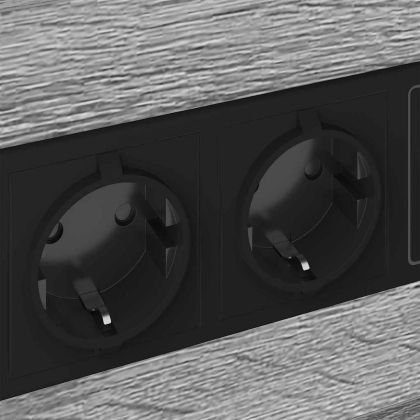 Нощен шкаф Сив Сонома 40 x 31 x 60 см Инженерно дърво