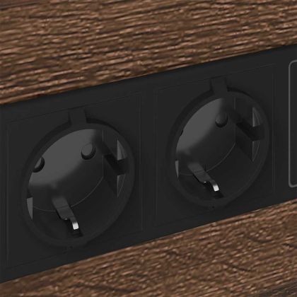 Нощен шкаф с чекмедже Кафяв дъб 40 x 31 x 60 см Инженерно дърво