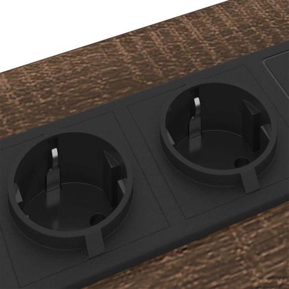 Нощен шкаф 2 pcs Кафяв дъб 42 x 41 x 61 см Инженерно дърво