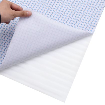 Фолио за прозорци, матирано, дизайн с ивици, 60x2000 см, PVC