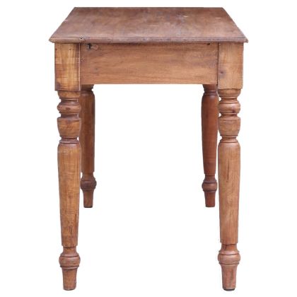 Бюро с чекмеджета, 117x57x75 см, махагоново дърво масив