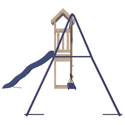 Комбинирано детско съоръжение за игра на открито, бор масив