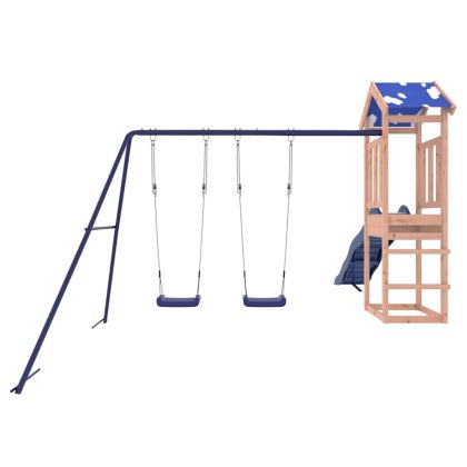 Комбинирано детско съоръжение, масивна дугласка дървесина