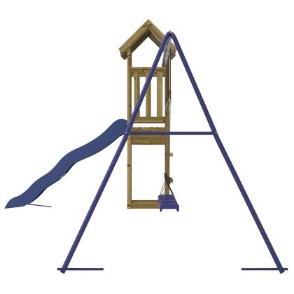 Комбинирано детско съоръжение за игра, импрегниран бор