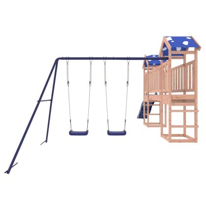 Комбинирано детско съоръжение, масивна дугласка дървесина