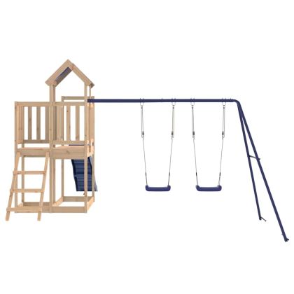 Комбинирано детско съоръжение за игра на открито, бор масив