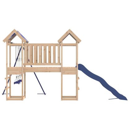 Комбинирано детско съоръжение за игра на открито, бор масив